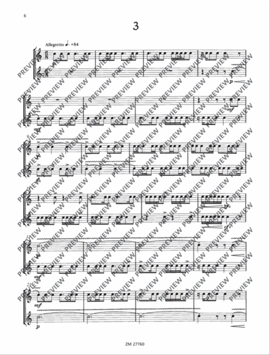 Fifteen Études Snare Drum scores gallery preview page 7