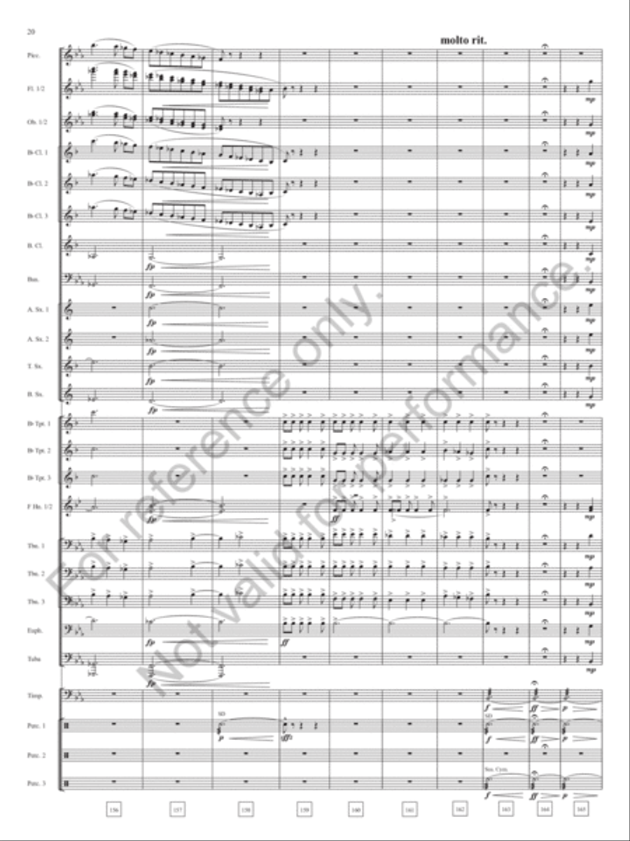 Keynote Address Concert Band scores gallery preview page 21