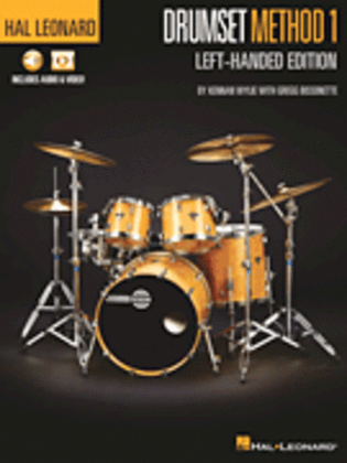 Book cover for Hal Leonard Drumset Method - Left-Handed Edition