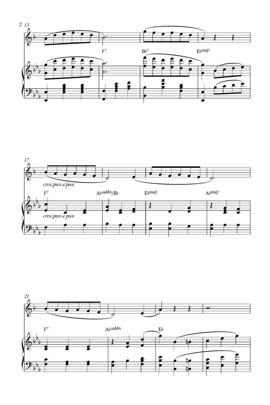 Mia & Sebastian's Theme Mia & Sebastian's Theme B-Flat Trumpet scores gallery preview page 2