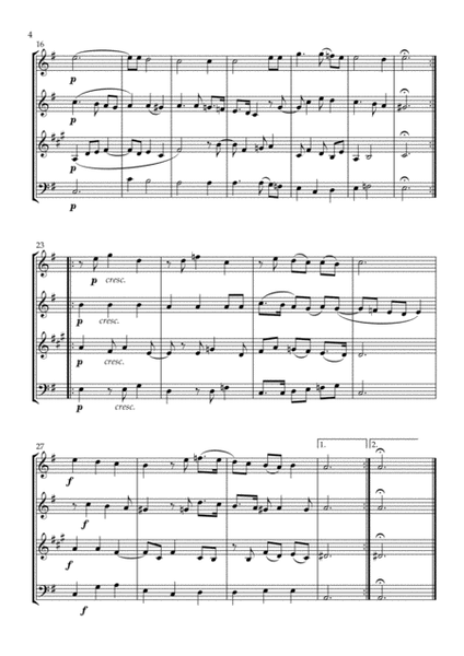 Woodwind Quartet - Semper Dowland Suite image number null