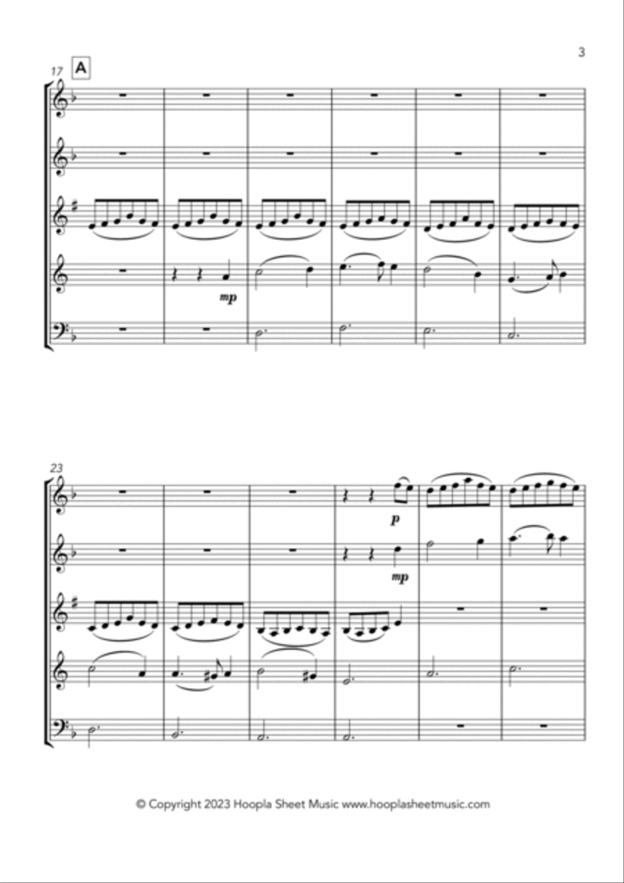 Greensleeves (Fantasy) Greensleeves (Fantasy) Woodwind Quintet scores gallery preview page 2