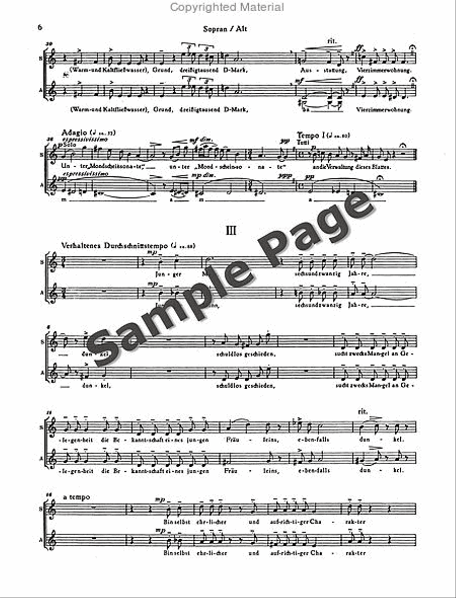 Heiratspostchorus/hpsi/db (sa) SA scores gallery preview page 7