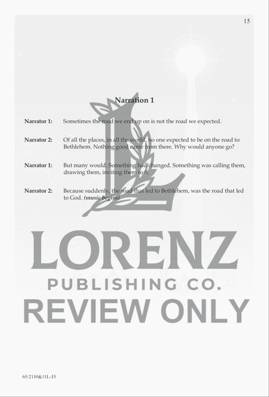 The Road to Bethlehem The Road to Bethlehem 4-Part scores gallery preview page 14