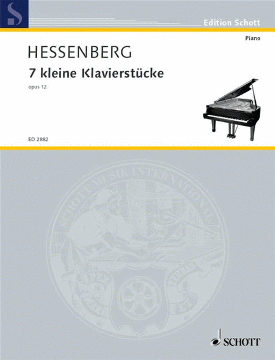 7 little piano pieces Piano Solo scores gallery preview page 1