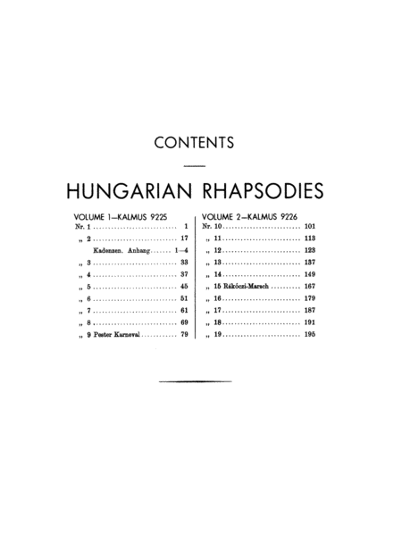 Hungarian Rhapsodies, Volume 2