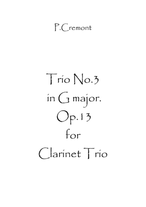 Trio in G Major. Op.13