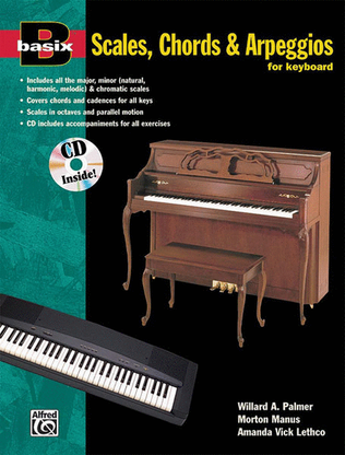 Book cover for Basix Scales, Chords and Arpeggios for Keyboard