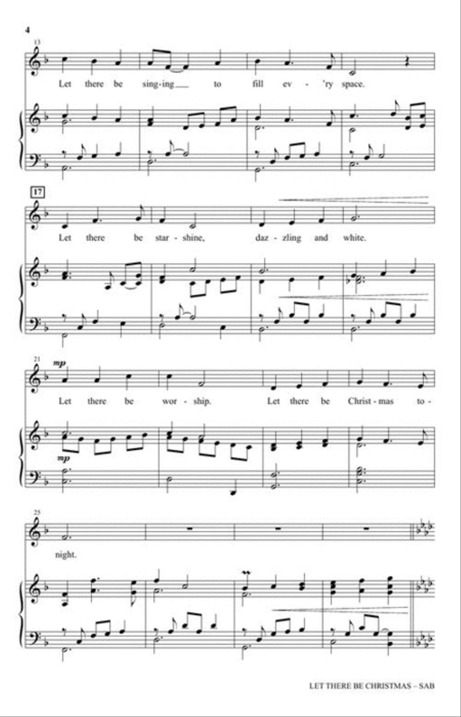 Let There Be Christmas Let There Be Christmas 3-Part scores gallery preview page 4