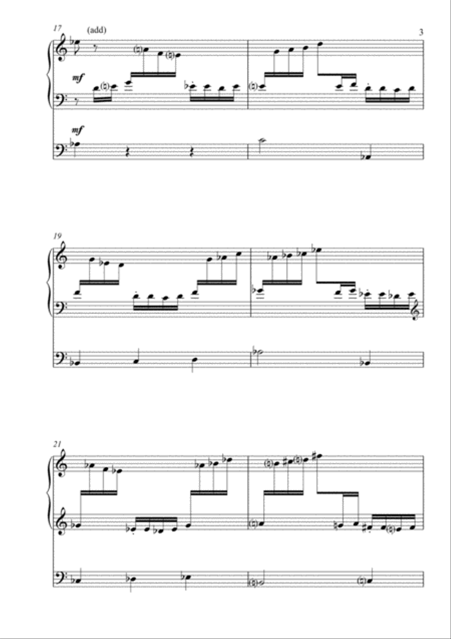 Fête de Chambard (Organ Solo) Organ Solo scores gallery preview page 3