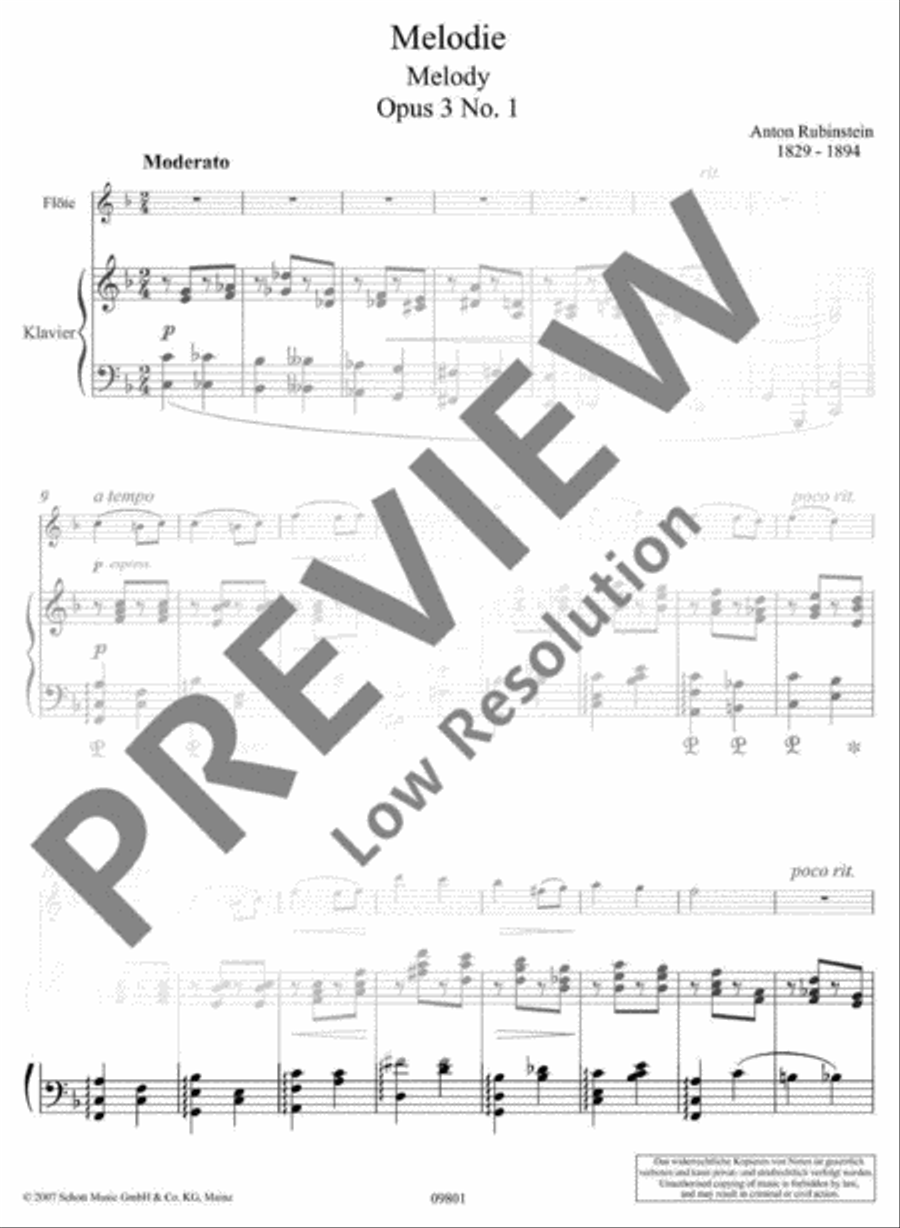 Melody Flute Solo scores gallery preview page 4