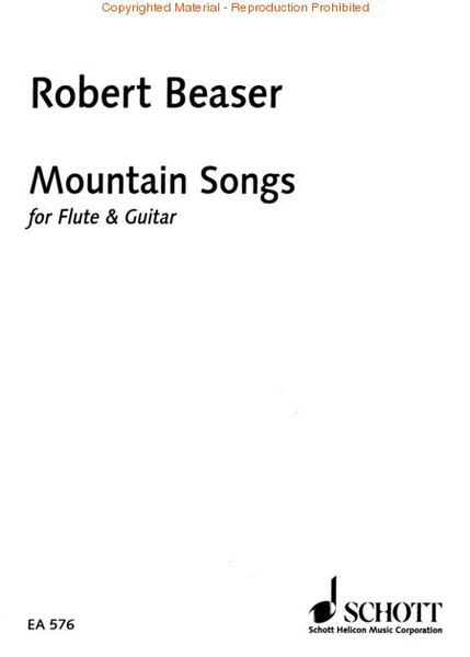 Mountain Songs for Flute and Guitar