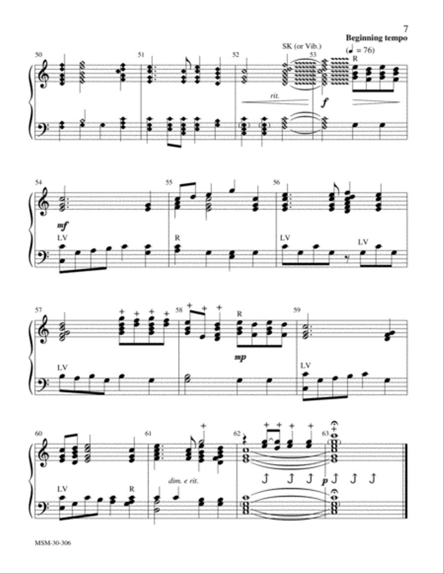 There Is a Balm in Gilead Handbell Choir scores gallery preview page 4