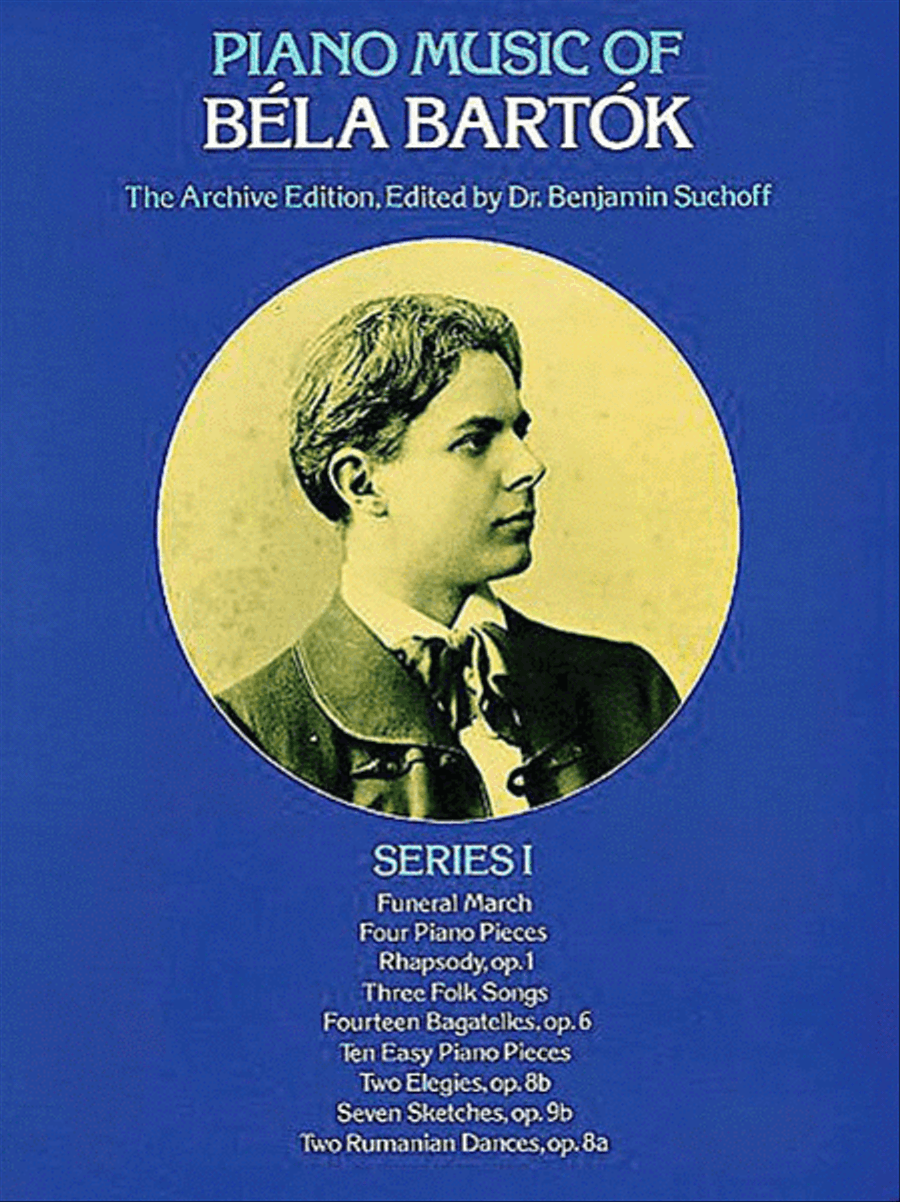 Piano Music of Bela Bartok - Series I Piano Solo scores gallery preview page 1
