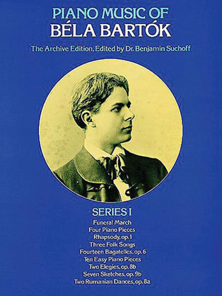 Book cover for Piano Music of Bela Bartok - Series I
