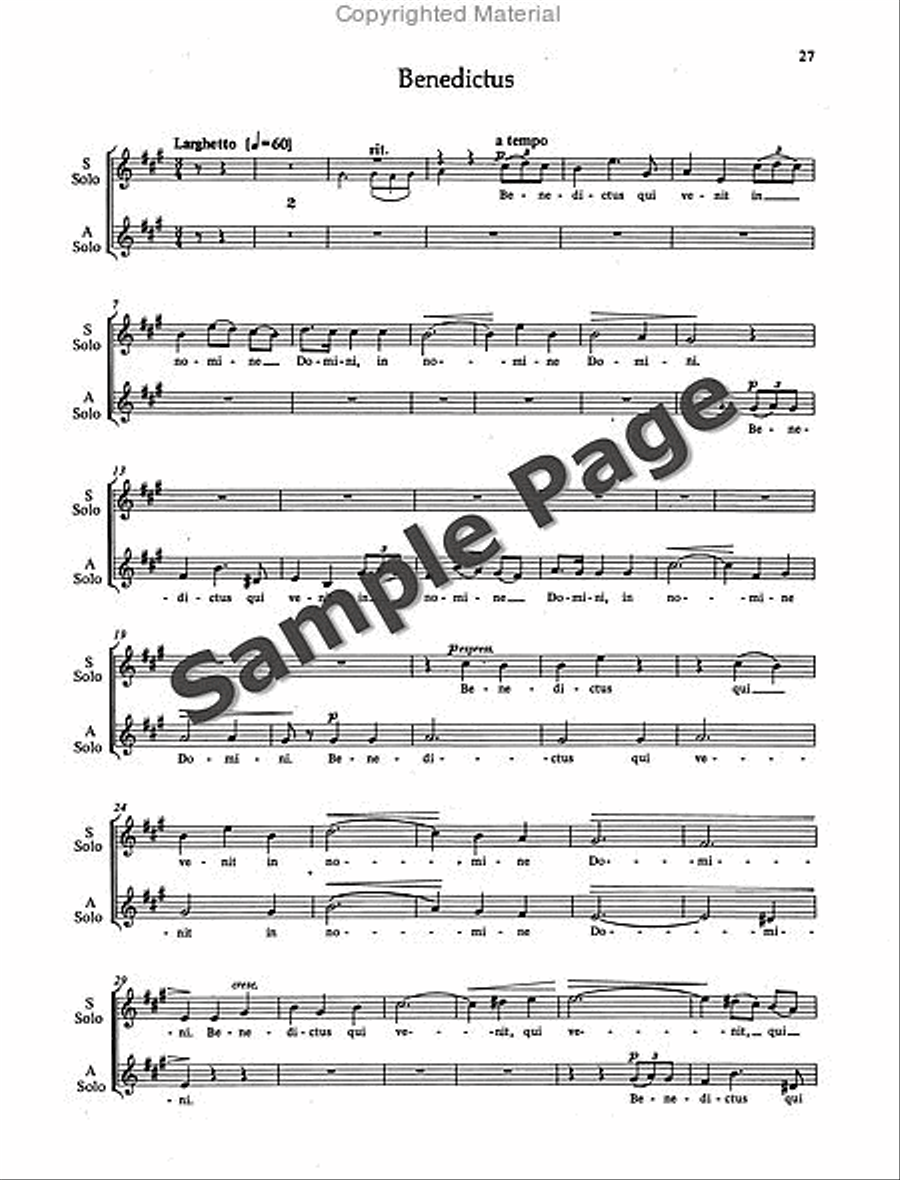 Mass in D Minor Mass in D Minor SSA scores gallery preview page 28