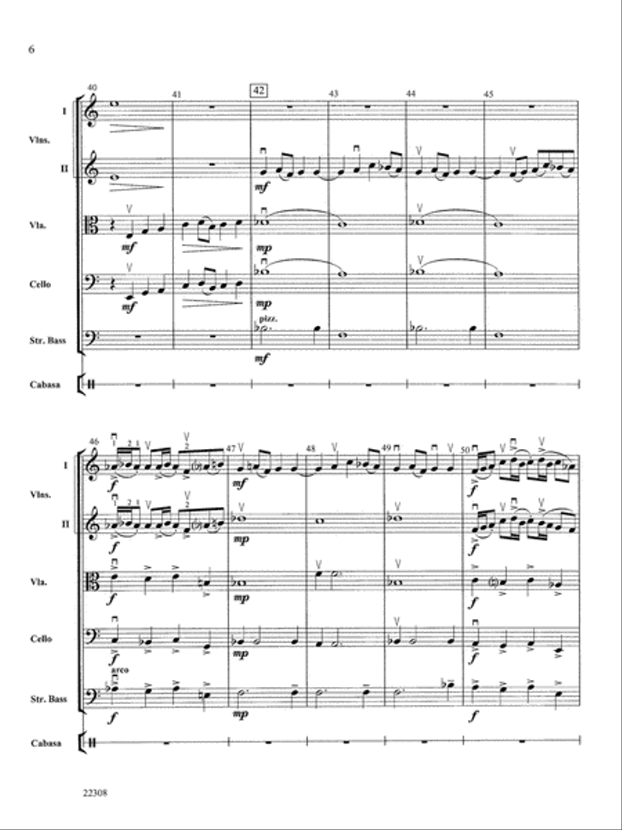 Peasant Dance: Score String Orchestra scores gallery preview page 6