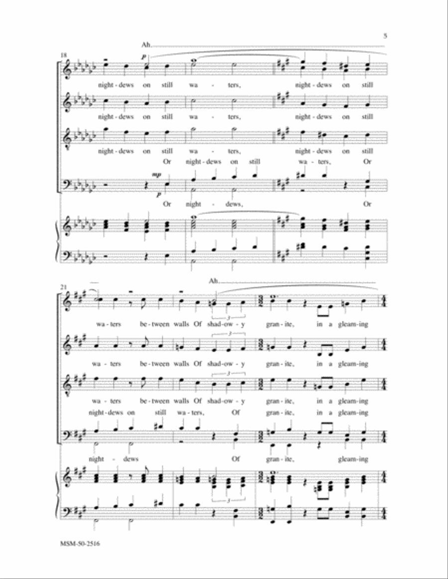 There Is Sweet Music Divisi scores gallery preview page 4