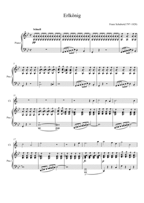 Franz Schubert - Erlkönig (Clarinet Solo)