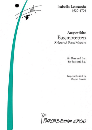 Book cover for Selected bass motets