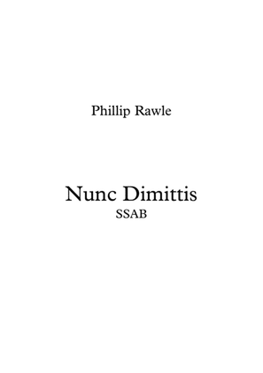 Nunc Dimittis - Choir (SSAB)