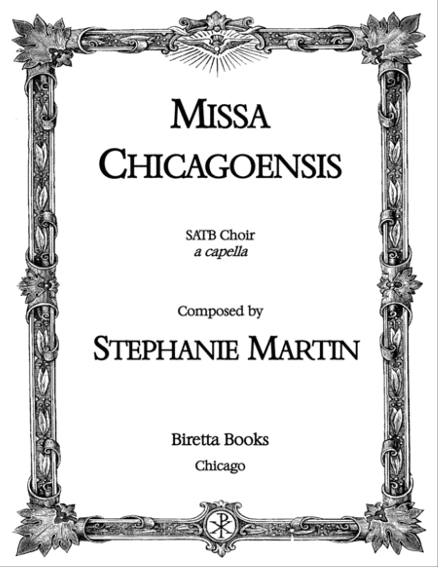 Missa Chicagoensis 4-Part scores gallery preview page 1