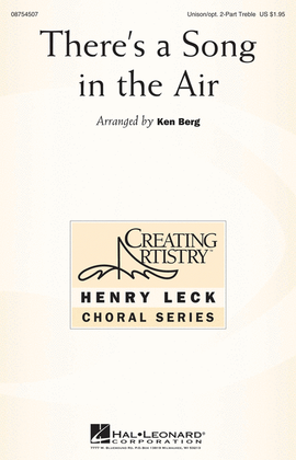 Book cover for There's a Song in the Air