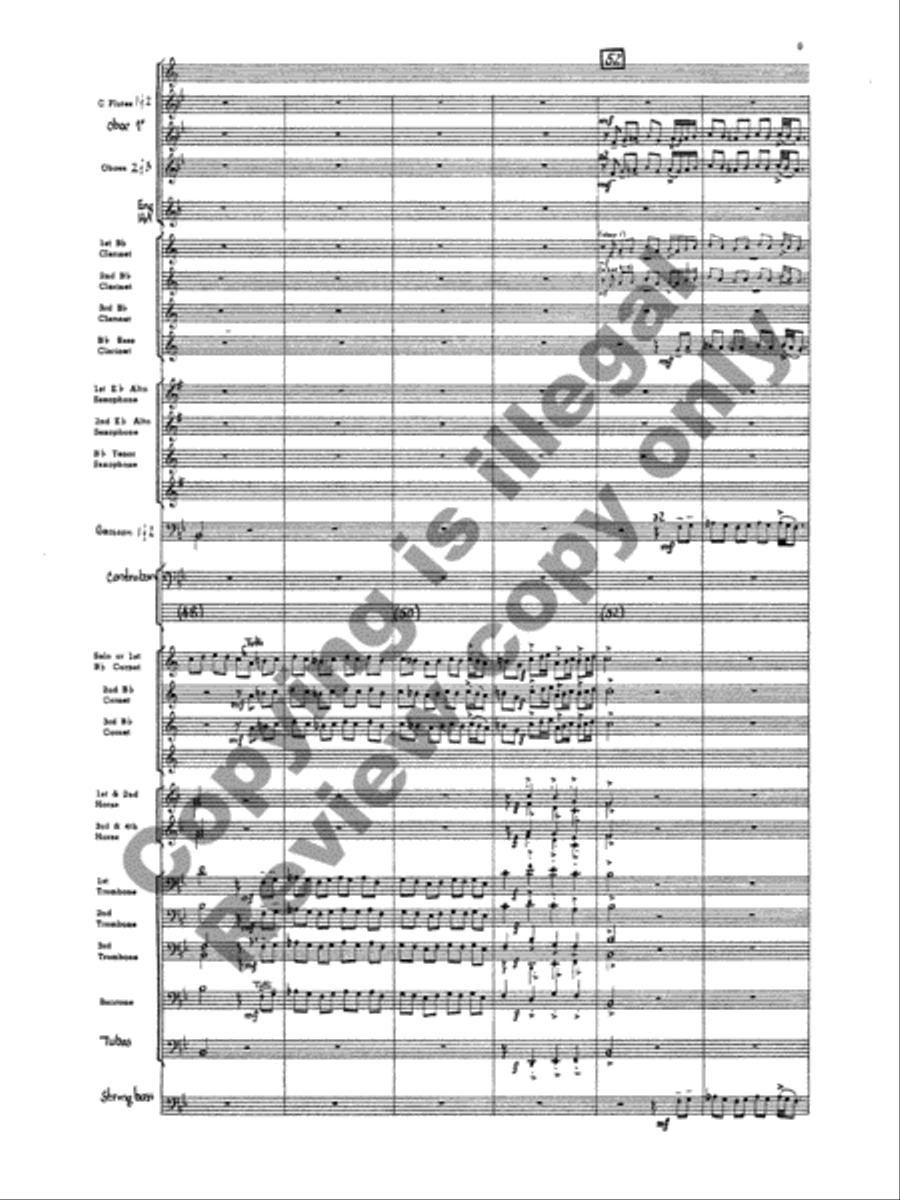 Ballo del granduca Concert Band scores gallery preview page 12