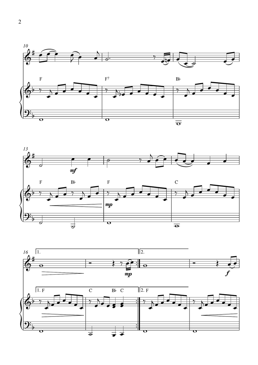 Before The Next Teardrop Falls Tenor Saxophone scores gallery preview page 2