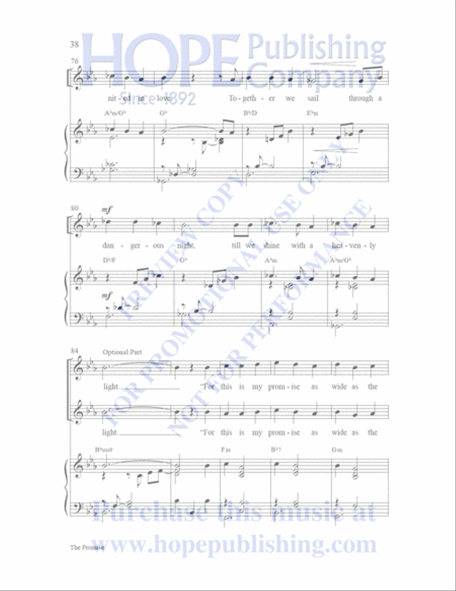 Sailor's Bible Sailor's Bible Children's Choir scores gallery preview page 39
