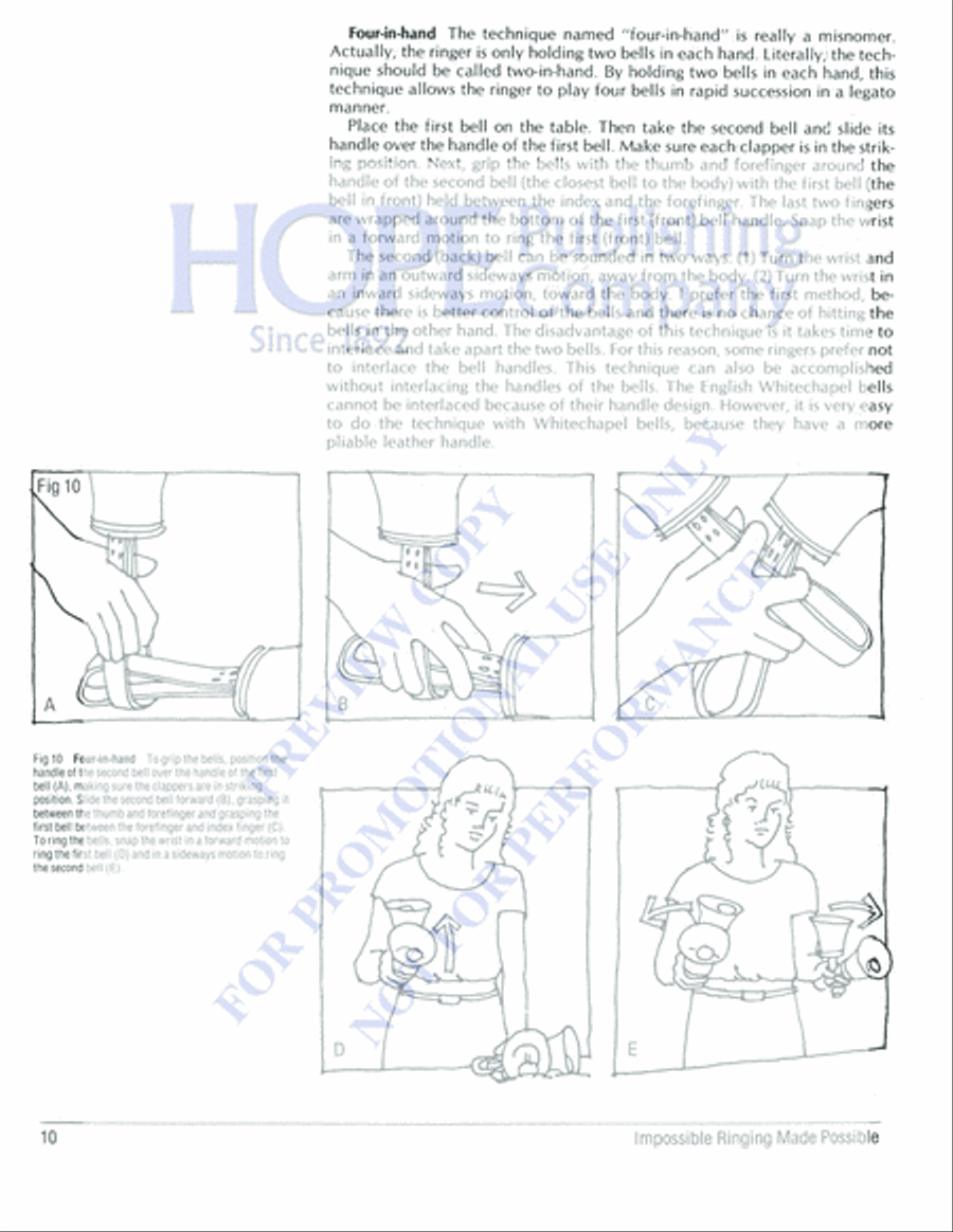 Impossible Ringing Made Possible Handbell Choir scores gallery preview page 12