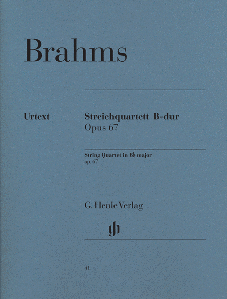 Johannes Brahms : String Quartet in B-flat Major, Op. 67