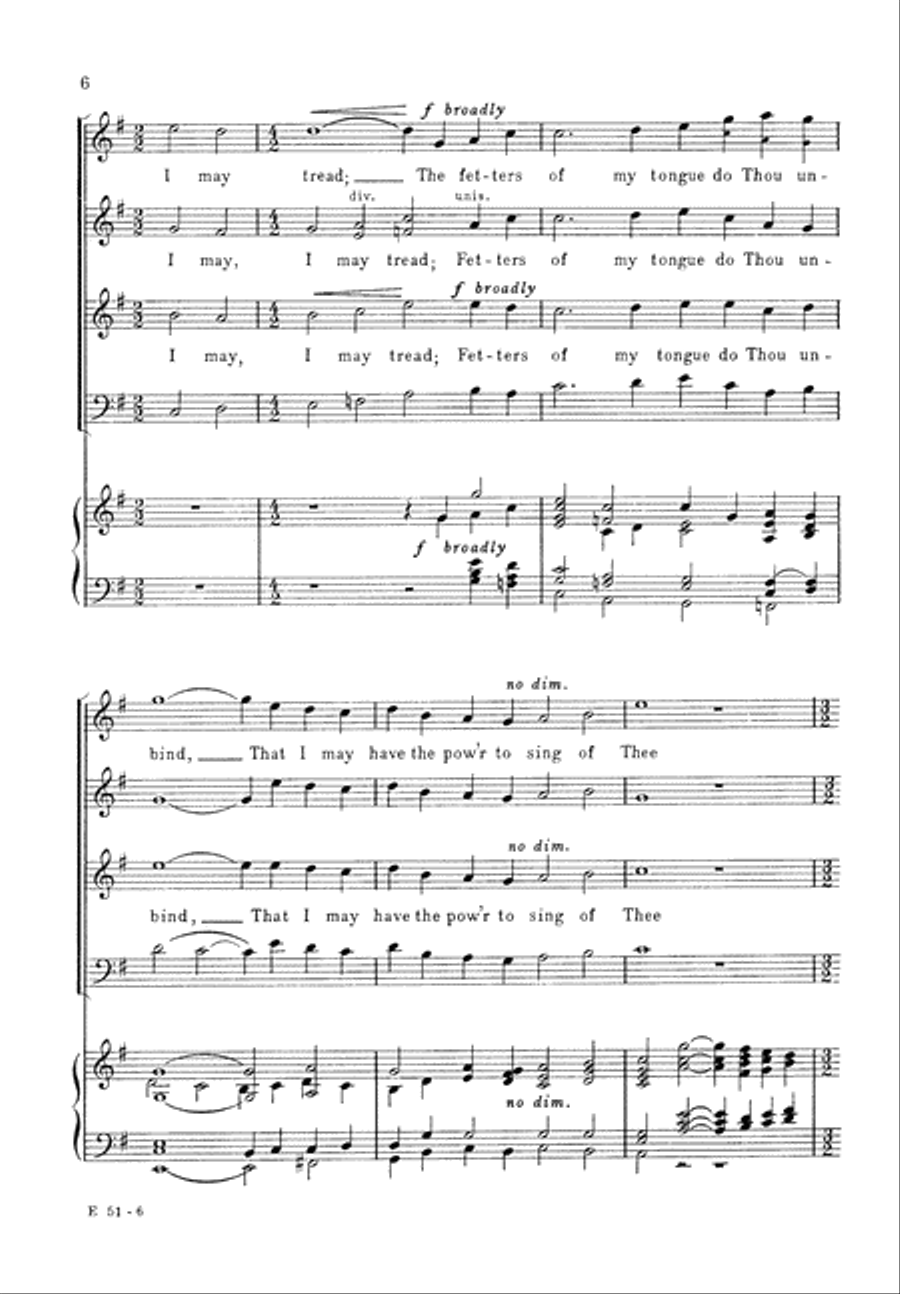 The Prayers I Make 4-Part scores gallery preview page 7