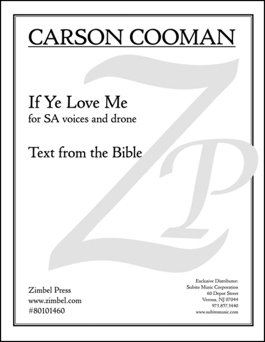If Ye Love Me SA scores gallery preview page 1