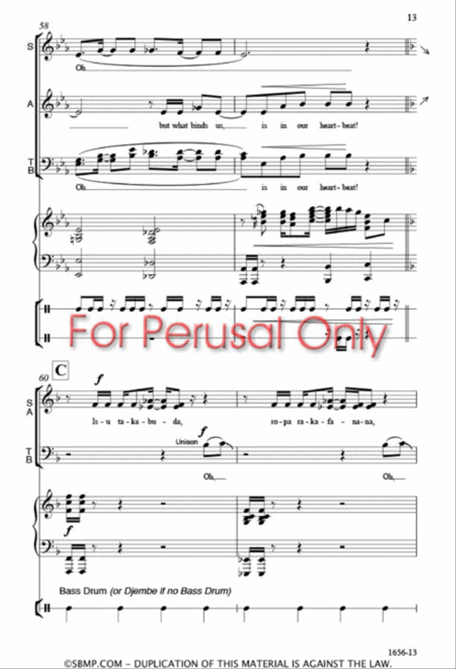 Heartbeat 4-Part scores gallery preview page 12