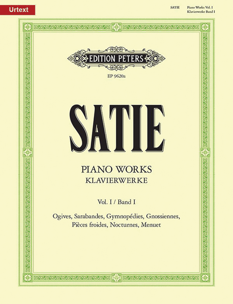 Erik Satie : Piano Works Volume 1