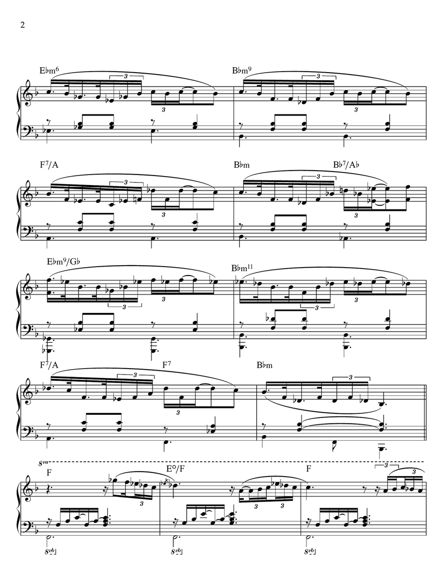 Ornamental Ornamental Piano Solo scores gallery preview page 2
