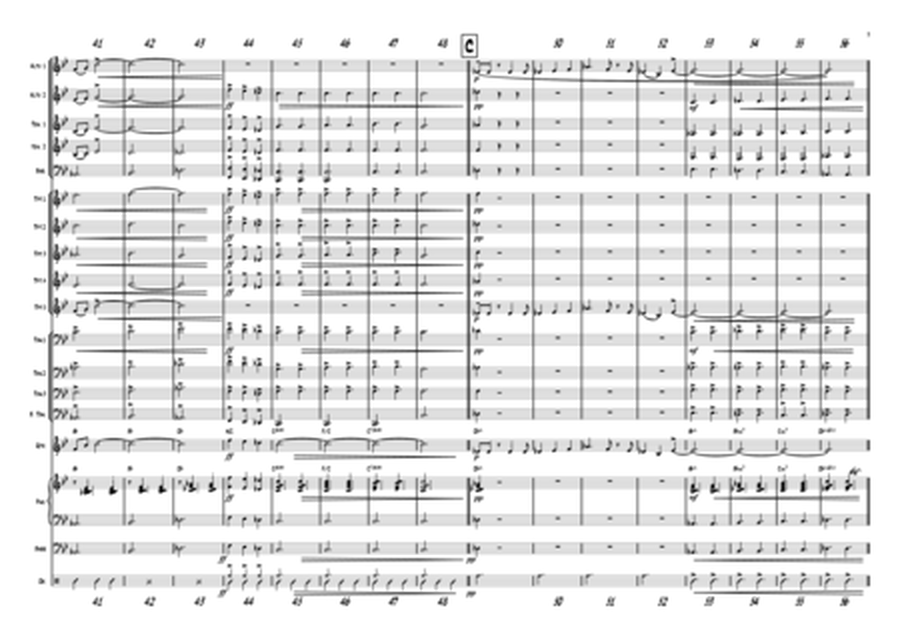Alone at home - Jazz Waltz - Big Band - Score Only