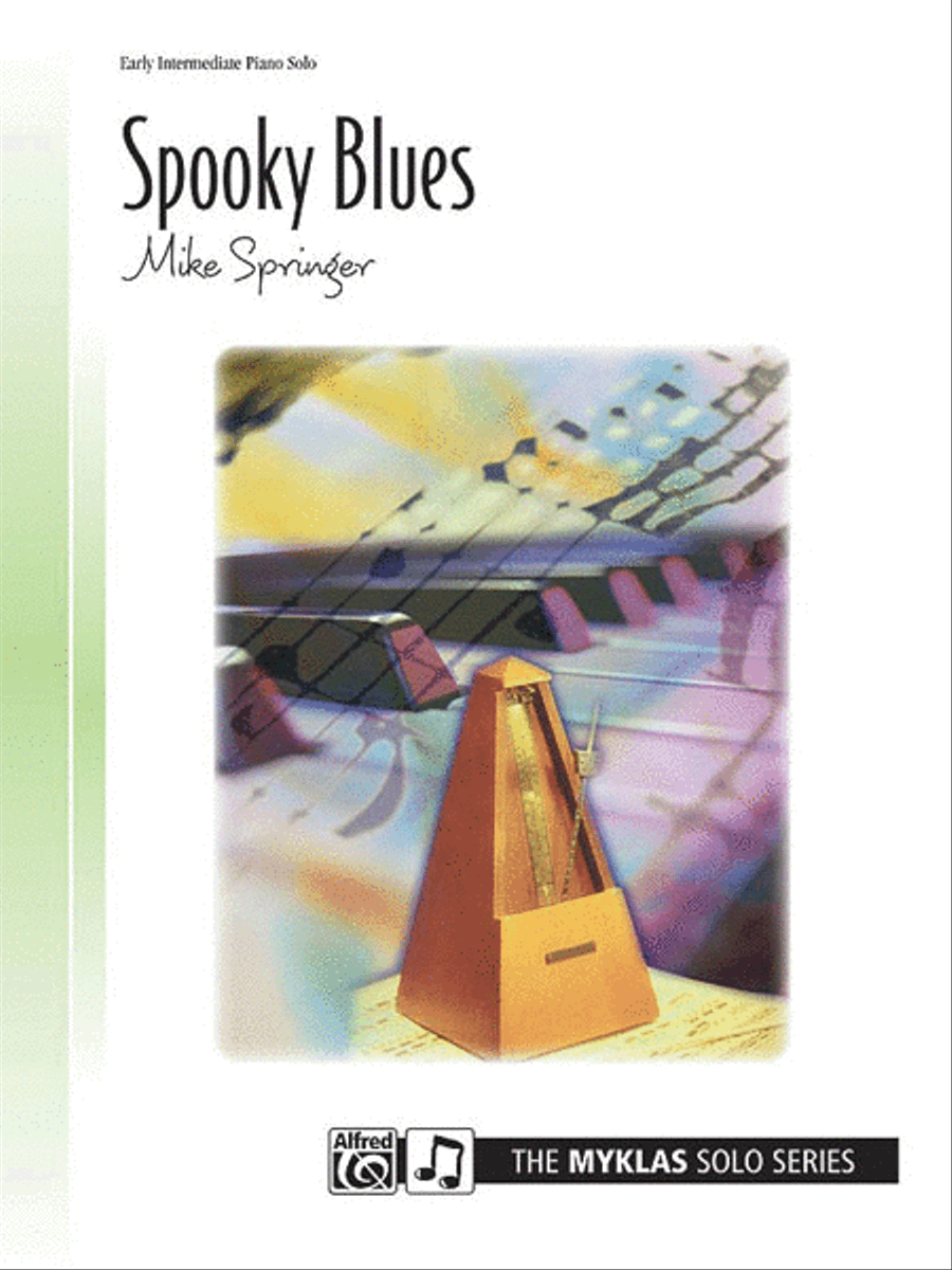 Spooky Blues Piano Solo scores gallery preview page 1