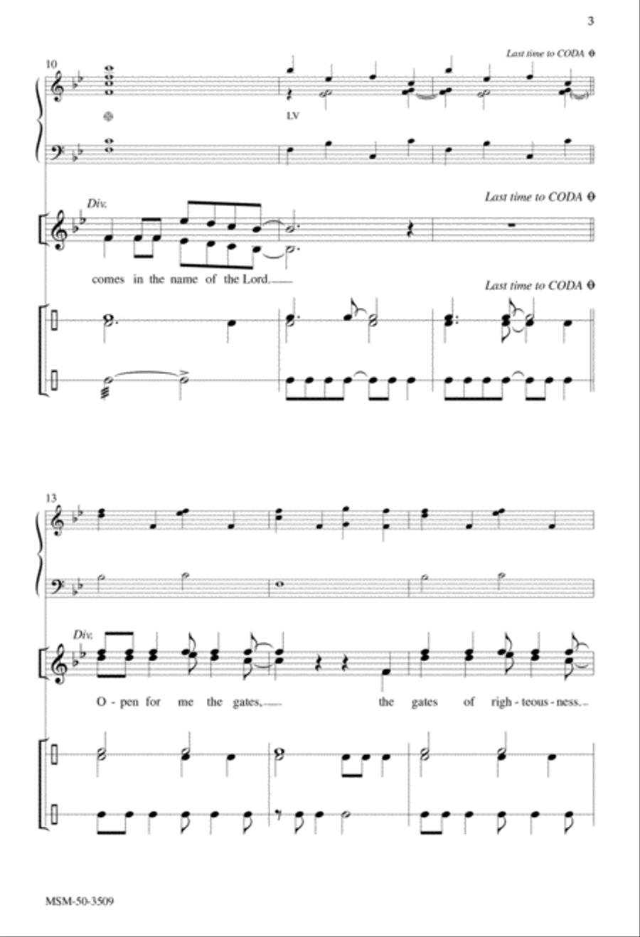 Hosanna! 2-Part scores gallery preview page 4
