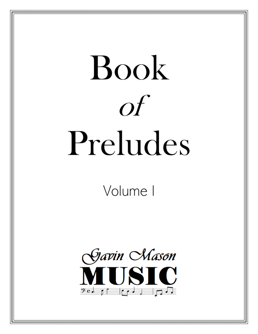 Book of Preludes Volume 1 Easy Piano scores gallery preview page 1