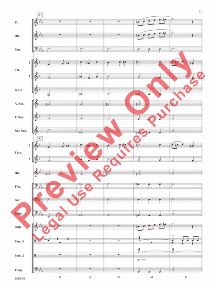 Release the Kraken! Release the Kraken! Concert Band scores gallery preview page 12