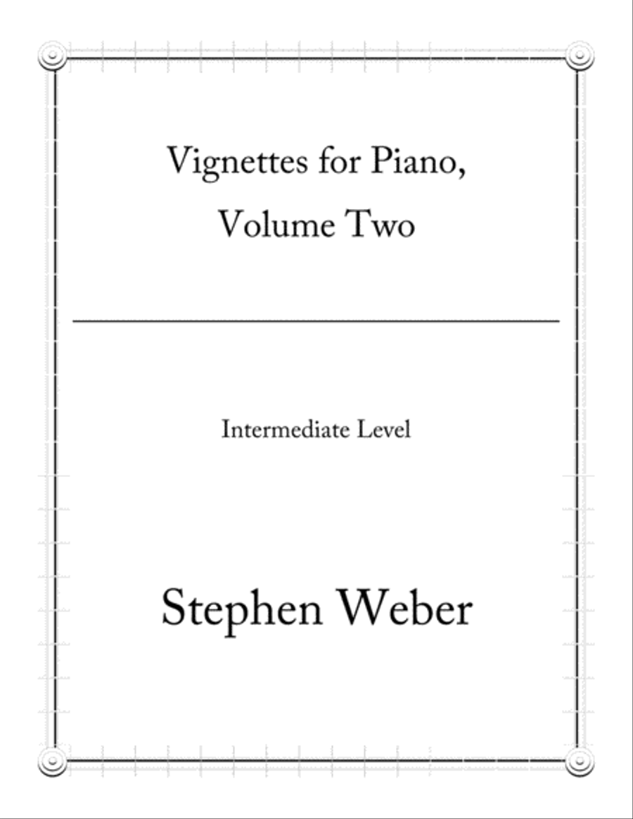Vignettes for Piano Solo, Volume 2 Piano Solo scores gallery preview page 1