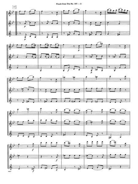 Finale From Trio #107 - Full Score