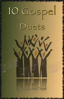 Book cover for 10 Gospel Duets for Trombone