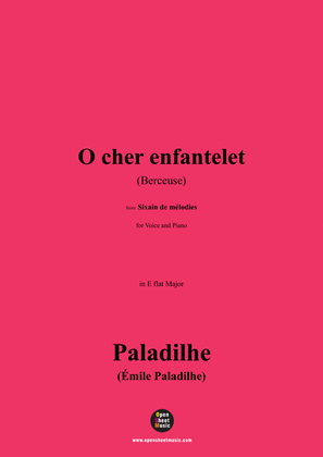 Paladilhe-O cher enfantelet(Berceuse),in E flat Major