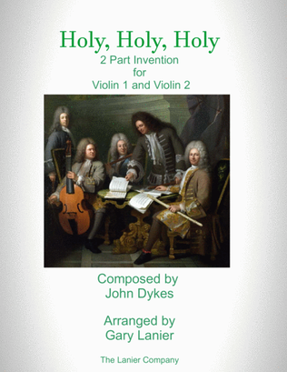 Book cover for Holy, Holy, Holy (2 Part Invention for Violin 1 and Violin 2)