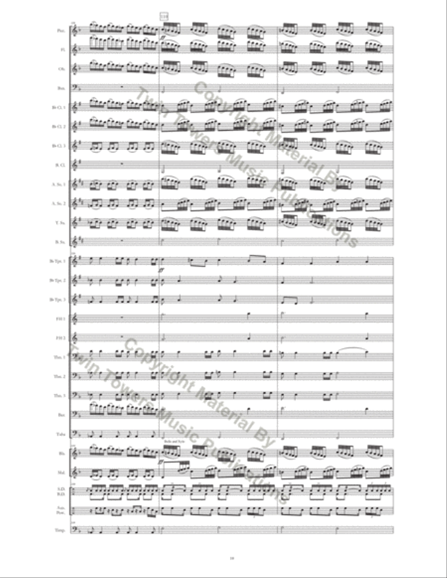 A Century of Opportunity Celebration Concert Band scores gallery preview page 21