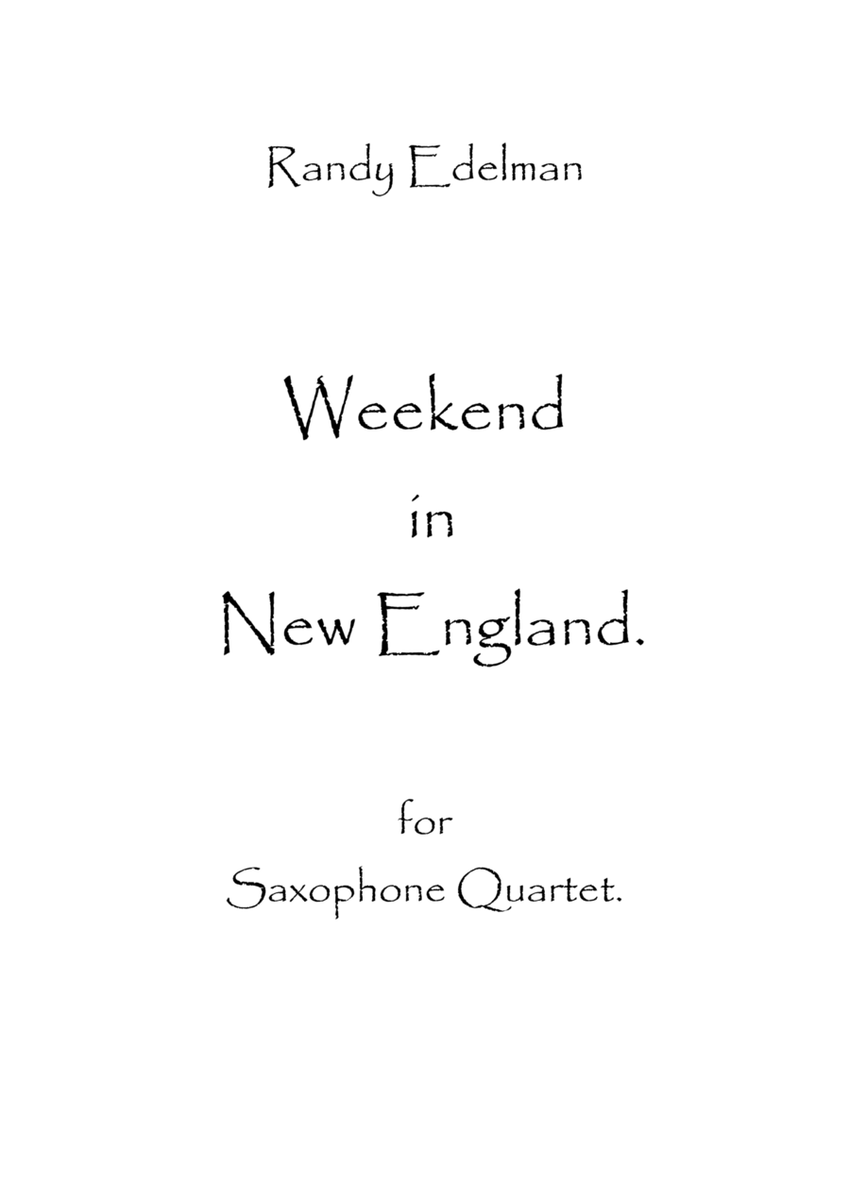 Weekend In New England image number null