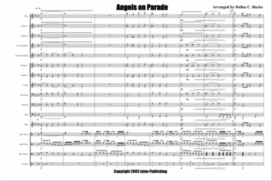Angels On Parade Marching Band scores gallery preview page 2
